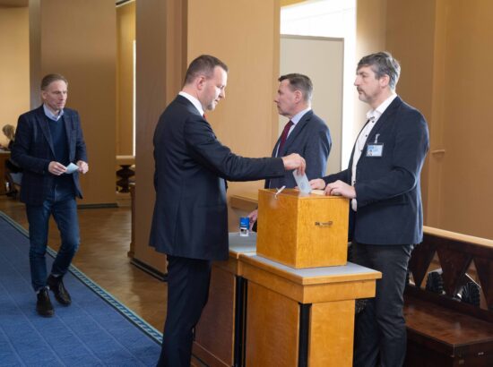 Riigikogu juhatuse korralised valimised 27. märtsil 2025