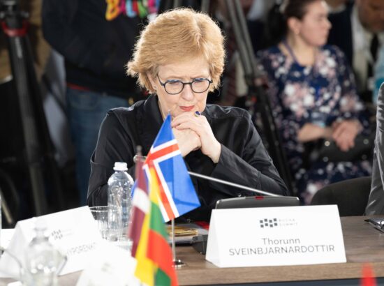 Riigikogu esimees Lauri Hussar osales ka mälestustseremooniale järgnenud Butša tippkohtumisel.