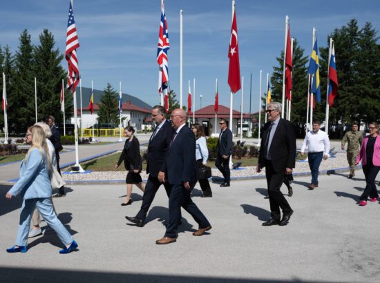Riigikogu aseesimees Arvo Aller NB8 ühisvisiidil Sarajevos