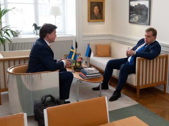Riigikogu esimees Lauri Hussar  ESTO 2025 pidulikul avamisel Stockholmis