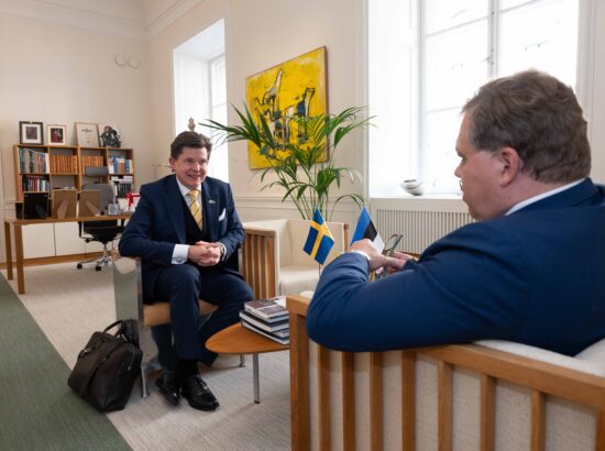 Riigikogu esimees Lauri Hussar  ESTO 2025 pidulikul avamisel Stockholmis