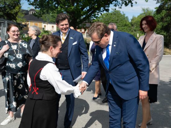 Riigikogu esimees Lauri Hussar  ESTO 2025 pidulikul avamisel Stockholmis