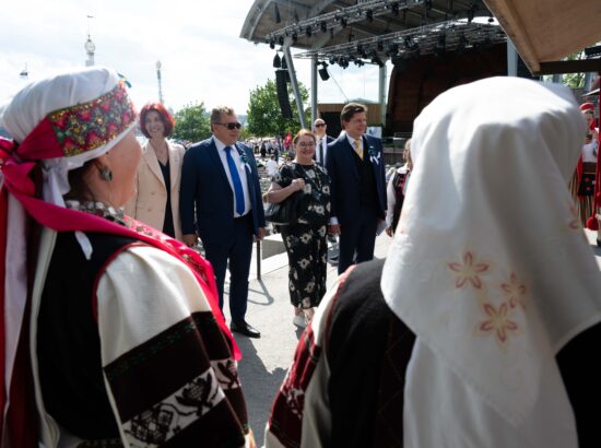 Riigikogu esimees Lauri Hussar  ESTO 2025 pidulikul avamisel Stockholmis