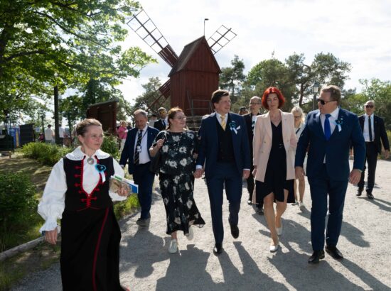 Riigikogu esimees Lauri Hussar  ESTO 2025 pidulikul avamisel Stockholmis