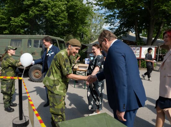 Riigikogu esimees Lauri Hussar  ESTO 2025 pidulikul avamisel Stockholmis