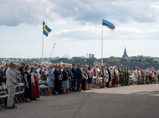 Riigikogu esimees Lauri Hussar  ESTO 2025 pidulikul avamisel Stockholmis