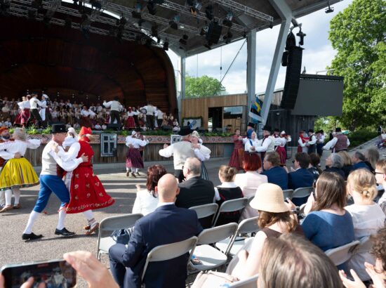 Riigikogu esimees Lauri Hussar  ESTO 2025 pidulikul avamisel Stockholmis