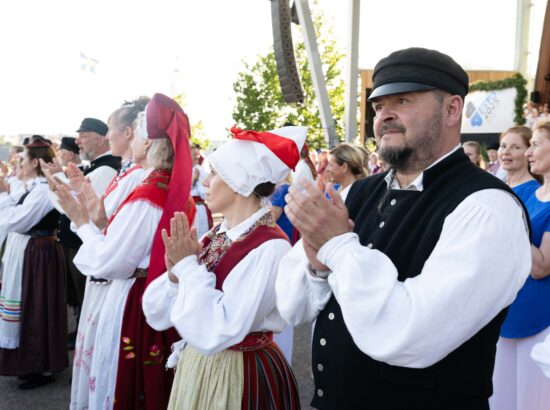 Riigikogu esimees Lauri Hussar  ESTO 2025 pidulikul avamisel Stockholmis