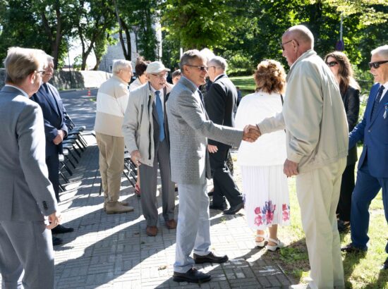 Mälestustseremoonia 20. augusti kivi juures 20.08.2025