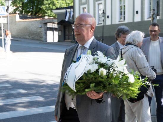 Mälestustseremoonia 20. augusti kivi juures 20.08.2025