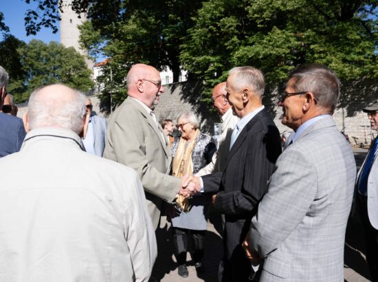 Mälestustseremoonia 20. augusti kivi juures 20.08.2025