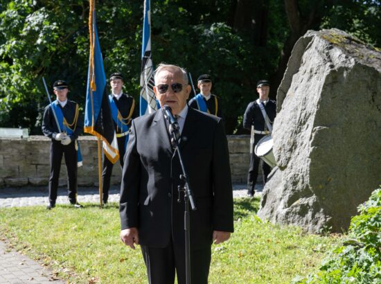 Mälestustseremoonia 20. augusti kivi juures 20.08.2025