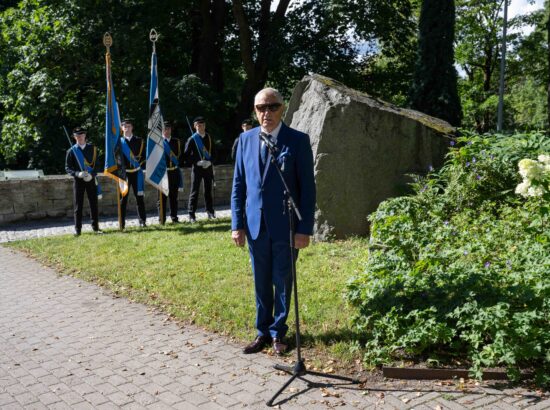 Mälestustseremoonia 20. augusti kivi juures 20.08.2025