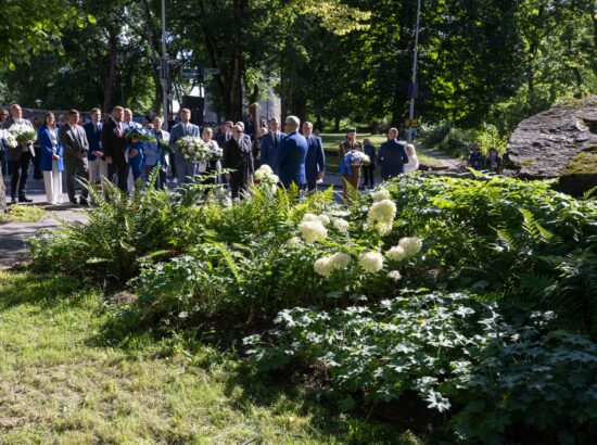 Mälestustseremoonia 20. augusti kivi juures 20.08.2025