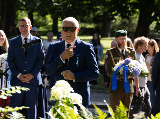 Mälestustseremoonia 20. augusti kivi juures 20.08.2025