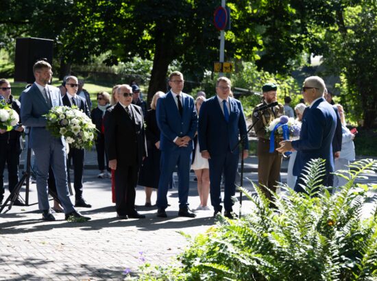 Mälestustseremoonia 20. augusti kivi juures 20.08.2025