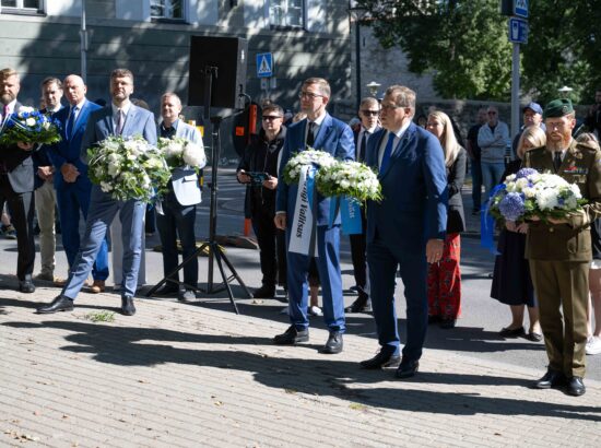 Mälestustseremoonia 20. augusti kivi juures 20.08.2025