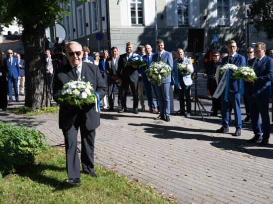 Mälestustseremoonia 20. augusti kivi juures 20.08.2025