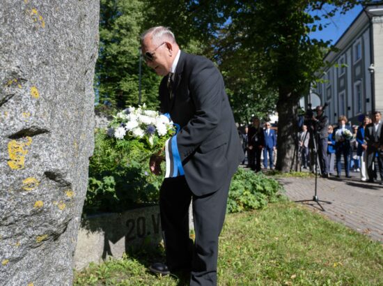 Mälestustseremoonia 20. augusti kivi juures 20.08.2025