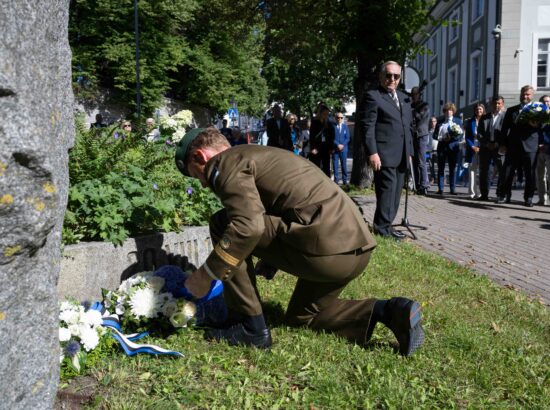 Mälestustseremoonia 20. augusti kivi juures 20.08.2025