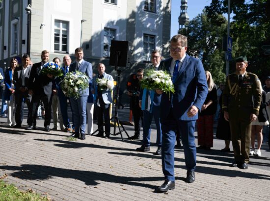 Mälestustseremoonia 20. augusti kivi juures 20.08.2025