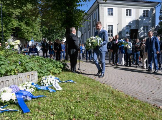 Mälestustseremoonia 20. augusti kivi juures 20.08.2025