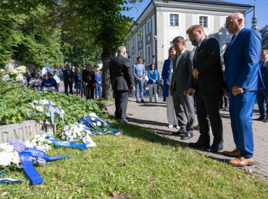 Mälestustseremoonia 20. augusti kivi juures 20.08.2025