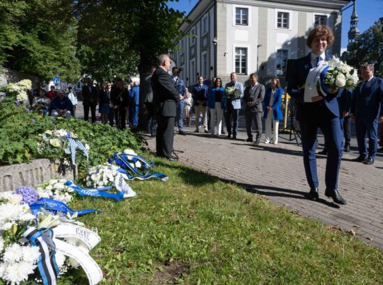 Mälestustseremoonia 20. augusti kivi juures 20.08.2025