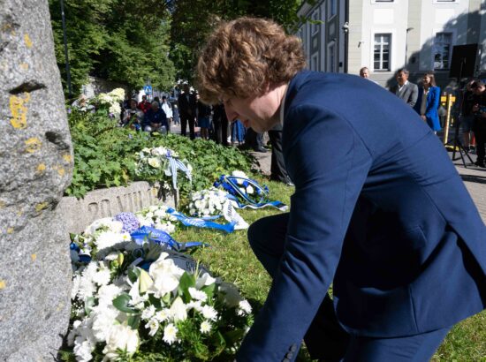 Mälestustseremoonia 20. augusti kivi juures 20.08.2025
