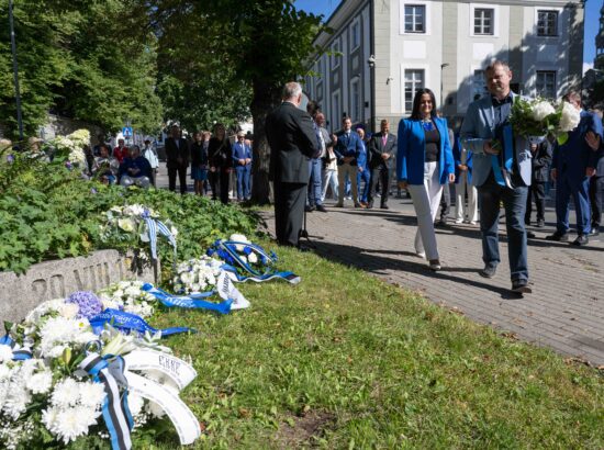 Mälestustseremoonia 20. augusti kivi juures 20.08.2025
