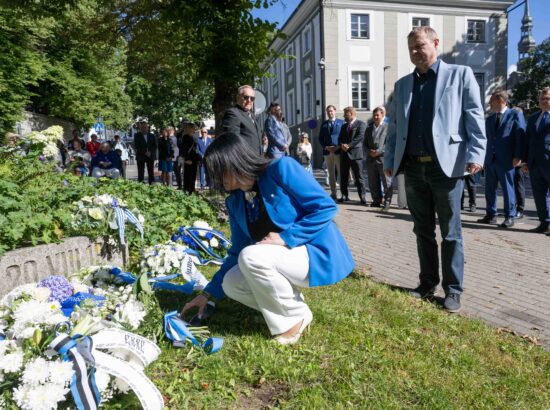 Mälestustseremoonia 20. augusti kivi juures 20.08.2025