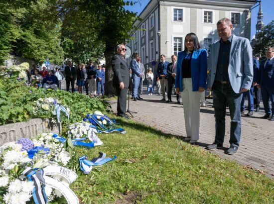 Mälestustseremoonia 20. augusti kivi juures 20.08.2025