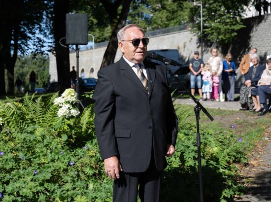 Mälestustseremoonia 20. augusti kivi juures 20.08.2025