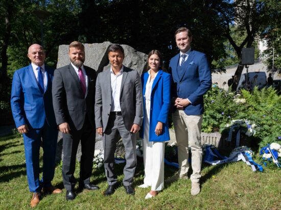 Mälestustseremoonia 20. augusti kivi juures 20.08.2025