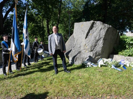Mälestustseremoonia 20. augusti kivi juures 20.08.2025