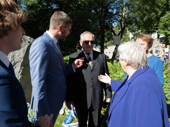 Mälestustseremoonia 20. augusti kivi juures 20.08.2025
