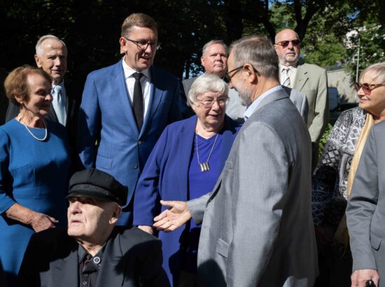 Mälestustseremoonia 20. augusti kivi juures 20.08.2025