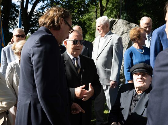 Mälestustseremoonia 20. augusti kivi juures 20.08.2025