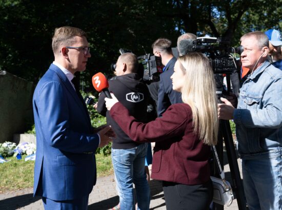 Mälestustseremoonia 20. augusti kivi juures 20.08.2025