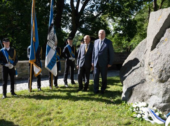 Mälestustseremoonia 20. augusti kivi juures 20.08.2025