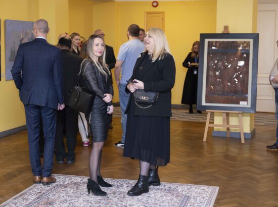 Näituse "Alistumatu Mariupol" avamissündmus.