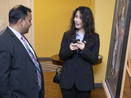 Näituse "Alistumatu Mariupol" avamissündmus.