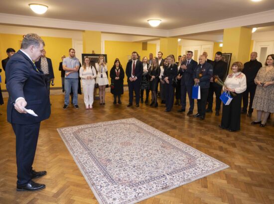 Näituse "Alistumatu Mariupol" avamissündmus. Näitus on ametlikult avatud!