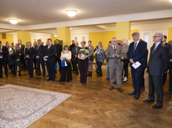 Näituse "Alistumatu Mariupol" avamissündmus.