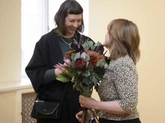 Sirja-Liisa Eelma isikunäituse „Helios“ avamine.
