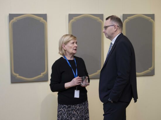 Sirja-Liisa Eelma isikunäituse „Helios“ avamine.