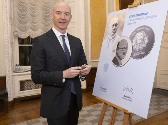 Riigikogu esimese esimehe ja riigivanema Otto Strandmani 150. sünniaastapäevale pühendatud konverents ja meenemündi esitlus.