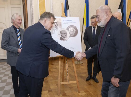 Riigikogu esimese esimehe ja riigivanema Otto Strandmani 150. sünniaastapäevale pühendatud konverents ja meenemündi esitlus.