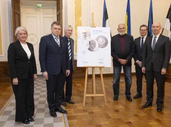 Riigikogu esimese esimehe ja riigivanema Otto Strandmani 150. sünniaastapäevale pühendatud konverents ja meenemündi esitlus.