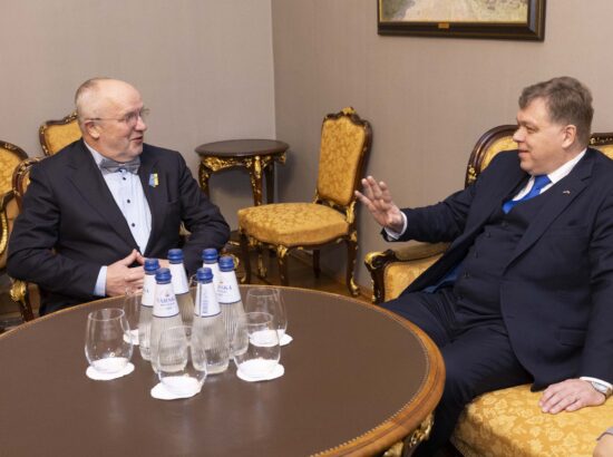 Eestis oli visiidil Leedu Seimi esimees Juozas Olekas.